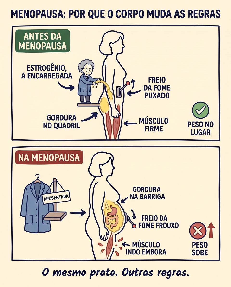 O jaleco ficou pendurado. E ninguém me avisou.