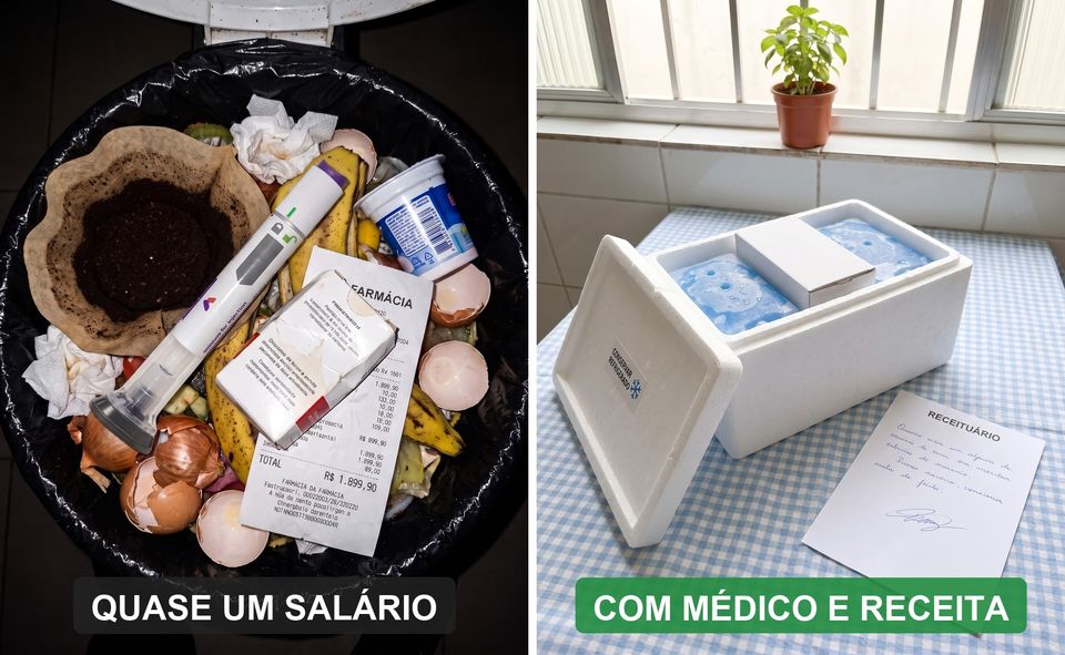Saí da farmácia sem ela. Meses depois, o mesmo princípio ativo chegou na minha casa, com receita e caixa térmica.